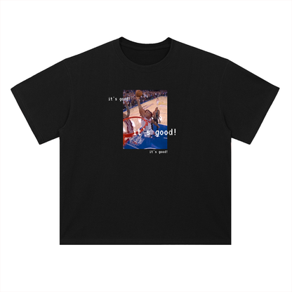 Heavyweight Drop Shoulder Cotton T-Shirt