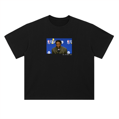 Heavyweight Drop Shoulder Cotton T-Shirt
